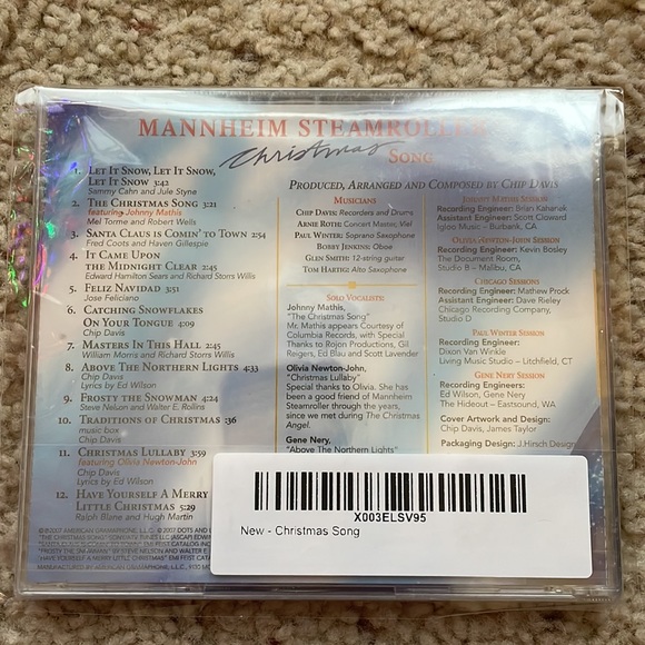 Mannheim Steamroller Christmas Song CD - Picture 2 of 3